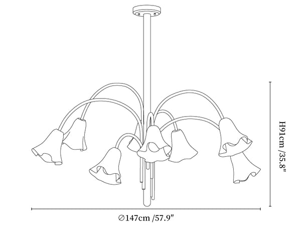 Petalia Blossom Chandelier