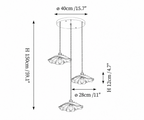Petaline Trio Pendant Light