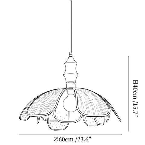 Petaline Whisper Pendant Lamp
