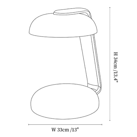 Petals Alabaster Table Lamp