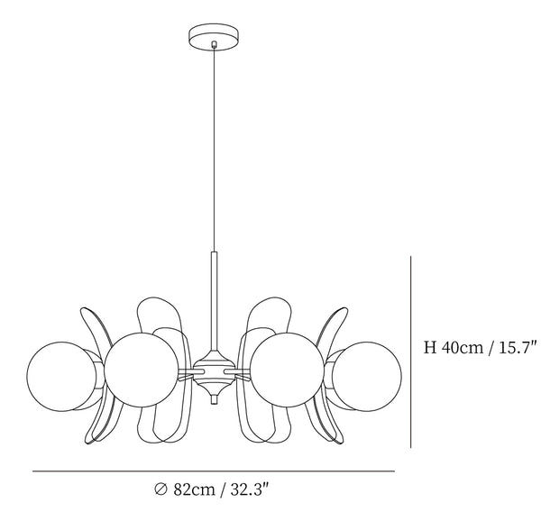 Phosphorescent Chandelier