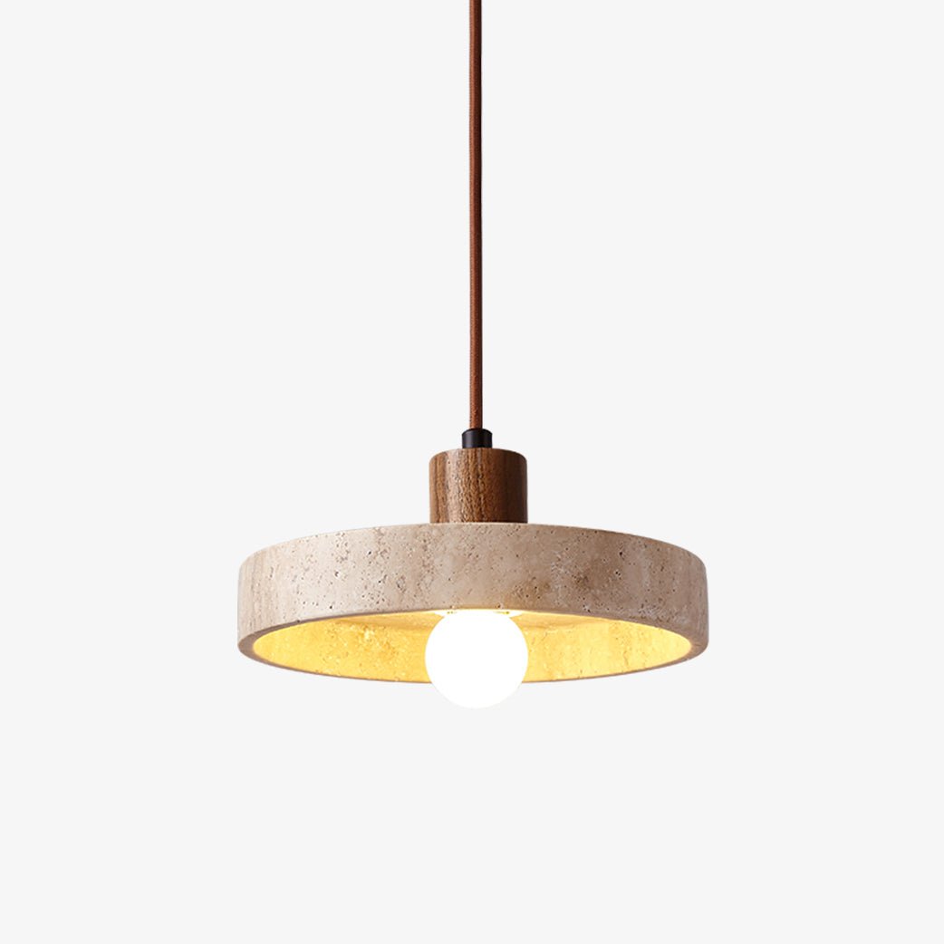 Piedra Travertine Pendant Light
