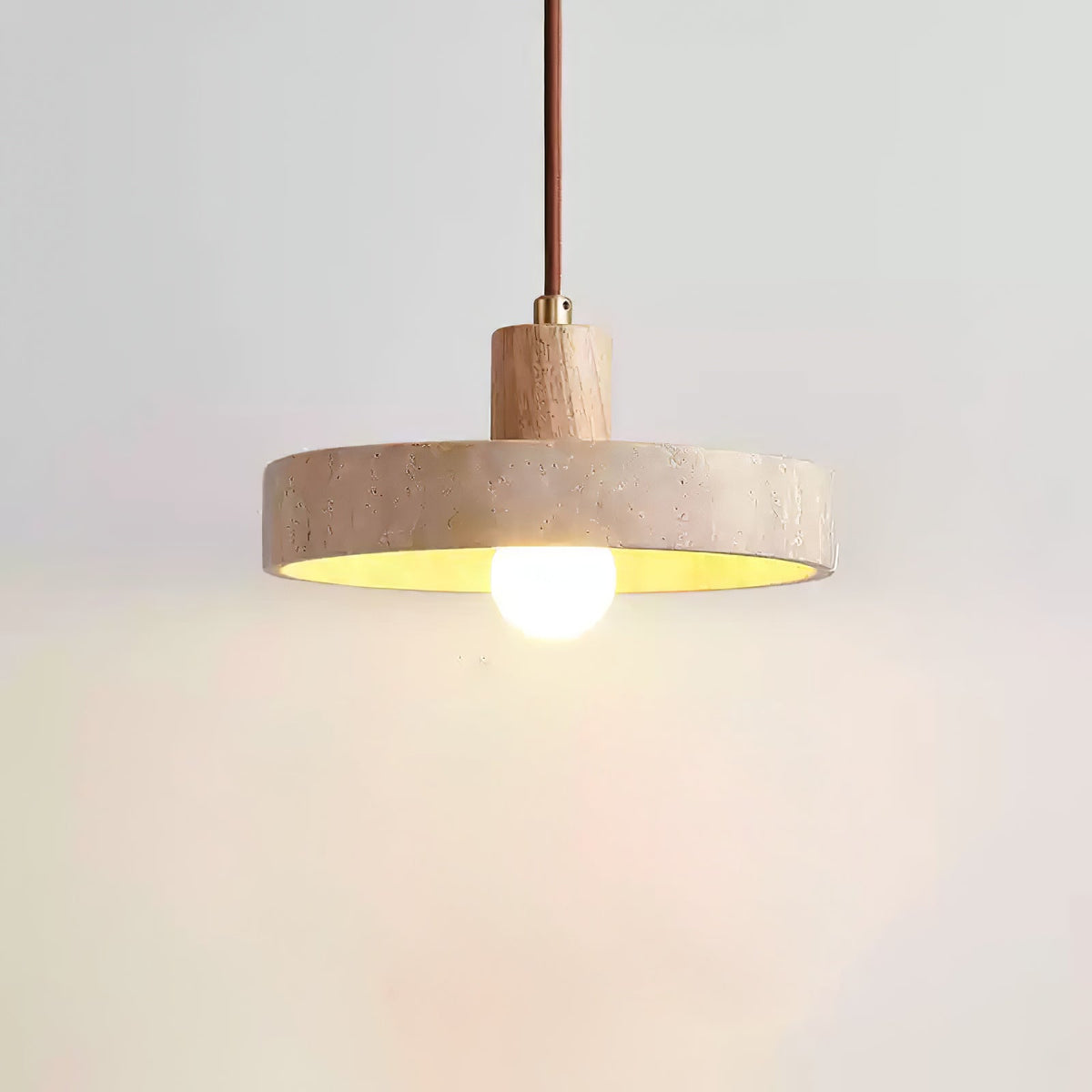 Piedra Travertine Pendant Light