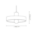 Piedra Travertine Pendant Light
