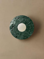 Pietraluna Round Stone Disc Wall Sconce