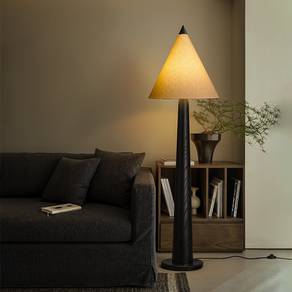 Pinecone Wooden Floor Lamp