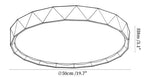 Pineo Geometric Ceiling Light