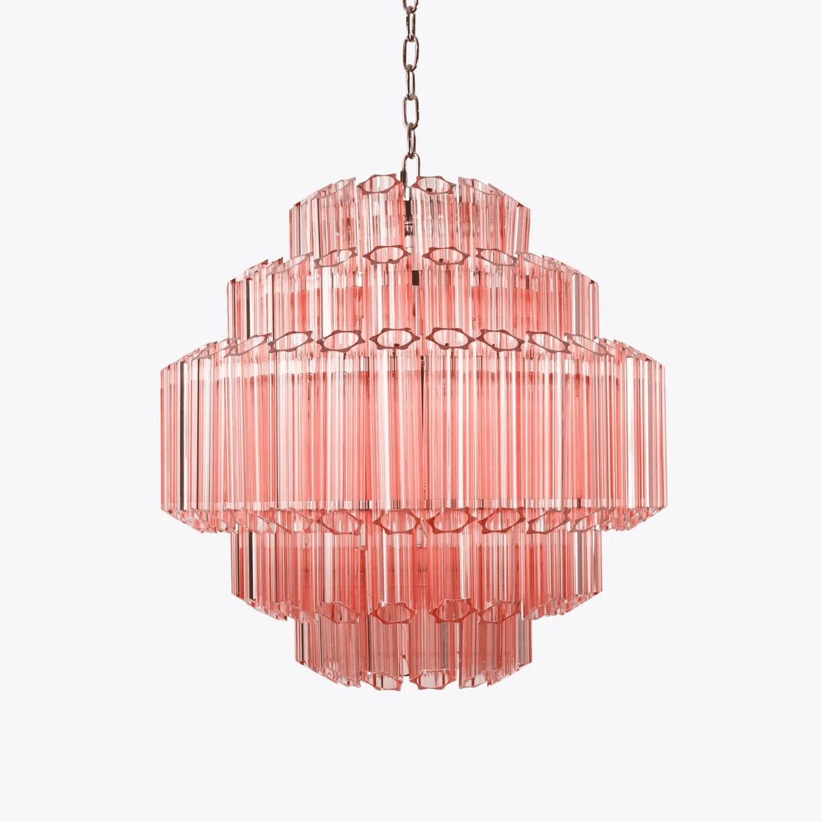 Pink Palermo Murano Chandelier