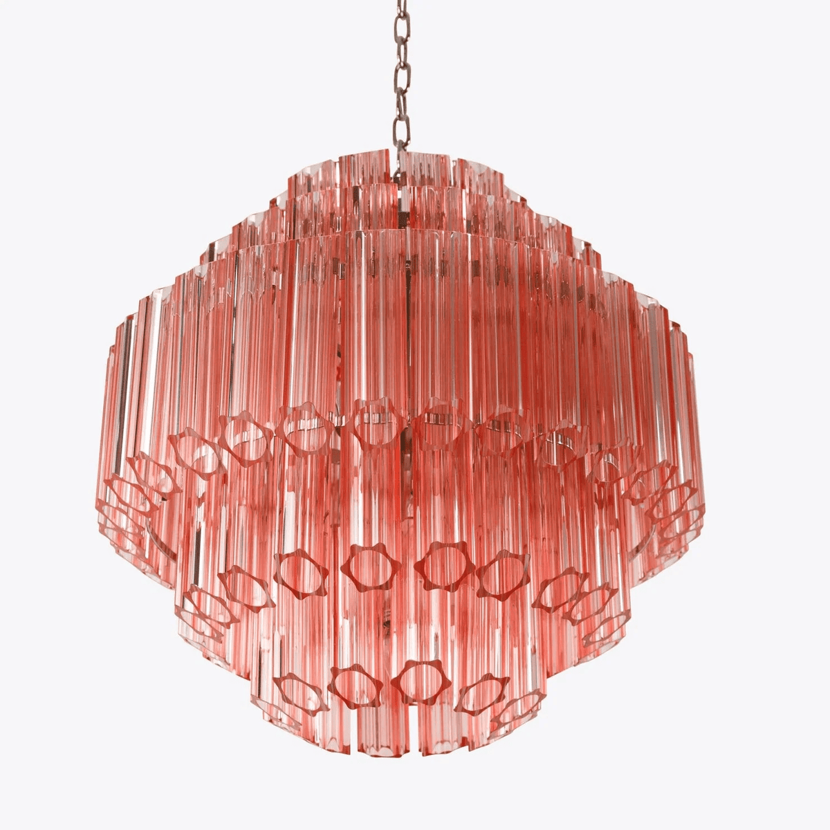 Pink Palermo Murano Chandelier