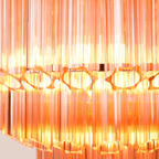 Pink Palermo Murano Chandelier