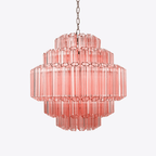 Pink Palermo Murano Chandelier