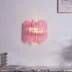 Pink Palermo Murano Wall Lamp