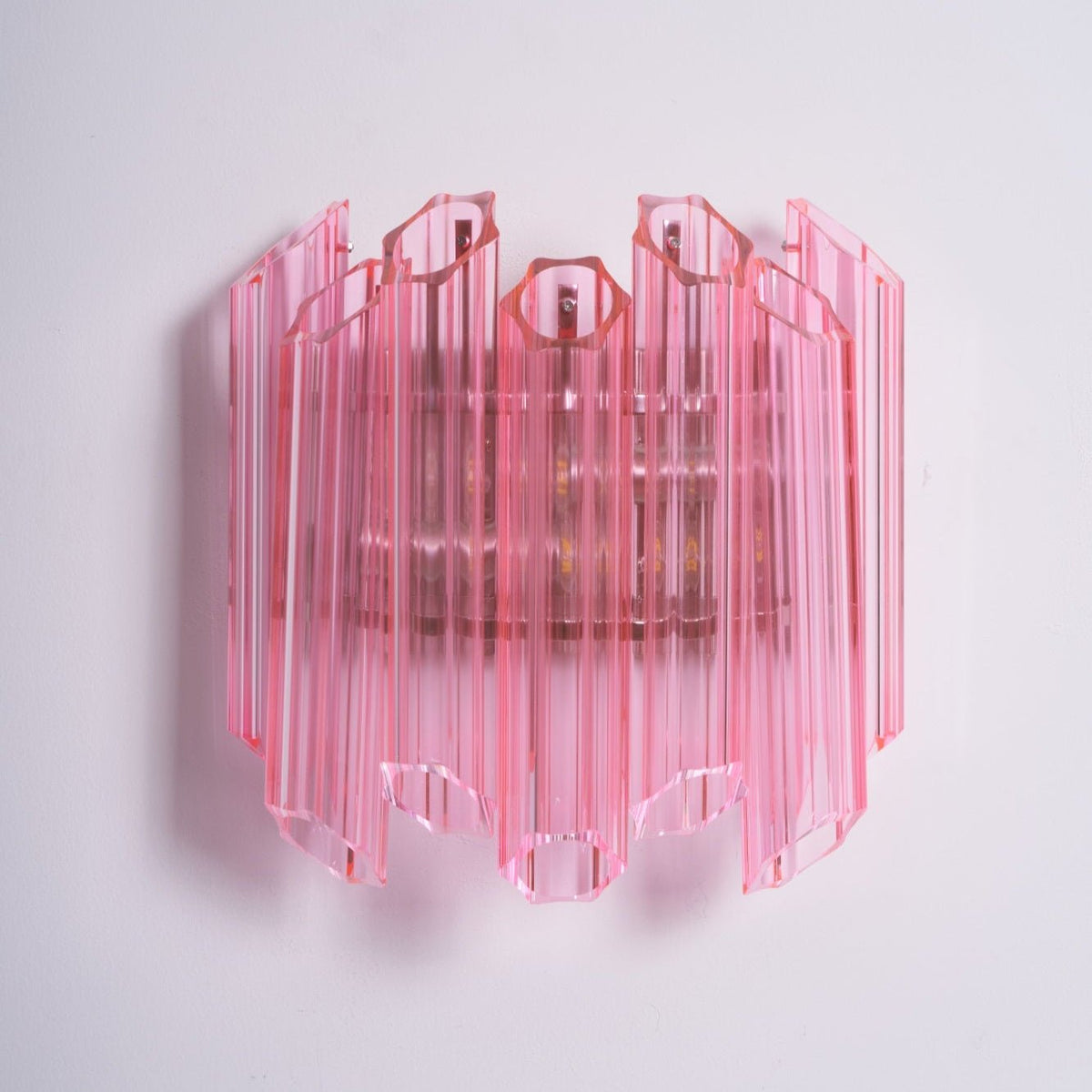 Pink Palermo Murano Wall Lamp