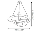 White Spiral Pendant Lamp