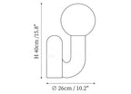 Playful N Shape Table Lamp