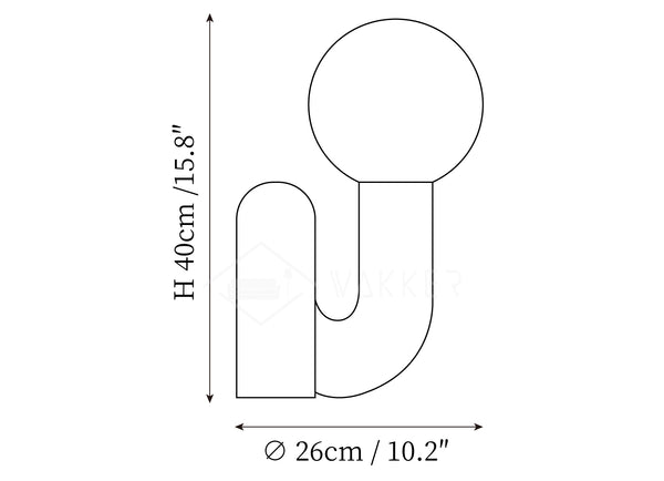 Playful N Shape Table Lamp