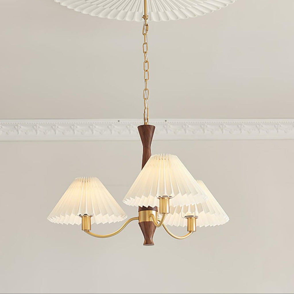 Pleated Chandelier