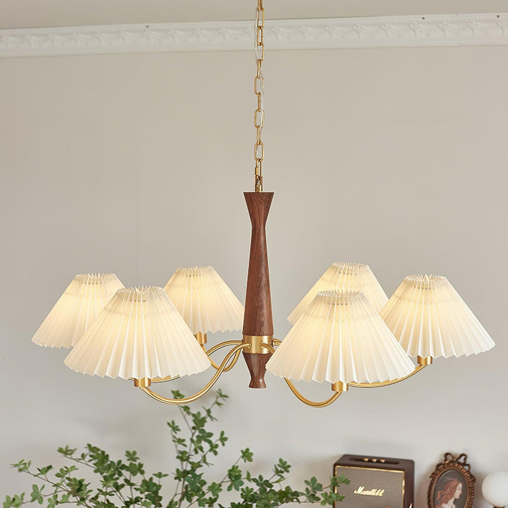 Pleated Chandelier