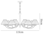 Pleated Chandelier