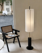 Pleated Cylinder Floor Lamp