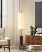 Pleated Cylinder Floor Lamp