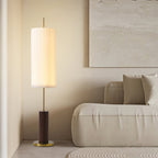 Pleated Cylinder Floor Lamp