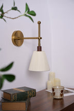 Pleated Fabric Wall Lamp