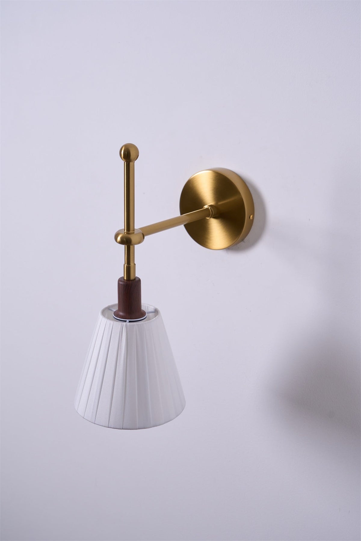 Pleated Fabric Wall Lamp