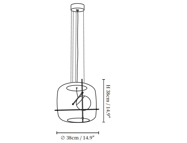 Plot Glass Pendant Light
