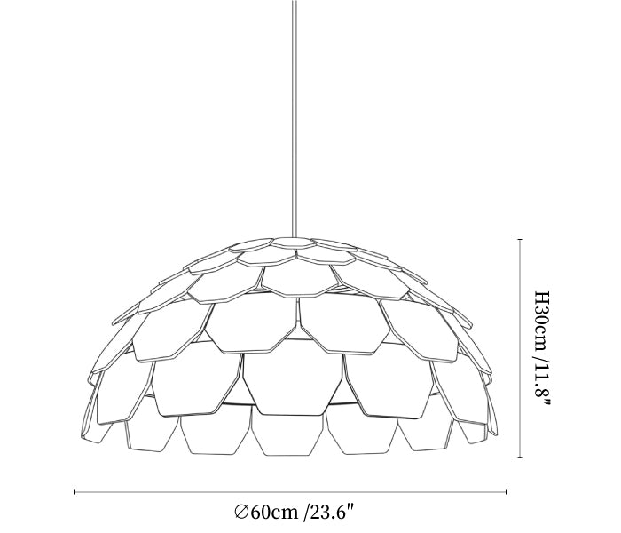 Plume Felt Pendant Lamp