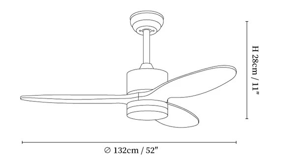 Polaris Ceiling Fan Light