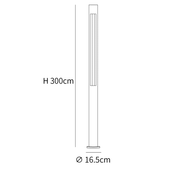 Pole Outdoor Post Garden Light