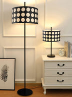 Polka Arc Fabric Floor Lamp