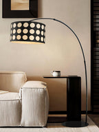 Polka Arc Fabric Floor Lamp