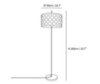 Polka Arc Fabric Floor Lamp