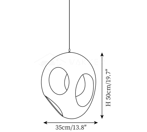 Polystyrene Pendant Light