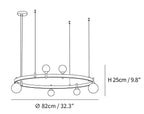 Pomi Round Chandelier