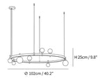 Pomi Round Chandelier