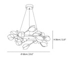 Porcelain Magnolia Chandelier