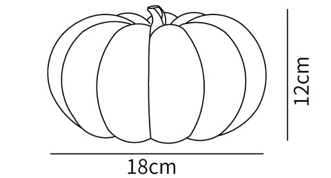 Portable Pumpkin Table Lamp