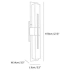 Possini Outdoor Alabaster Wall Light