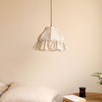 Posy Ruffled Floral Pendant Light