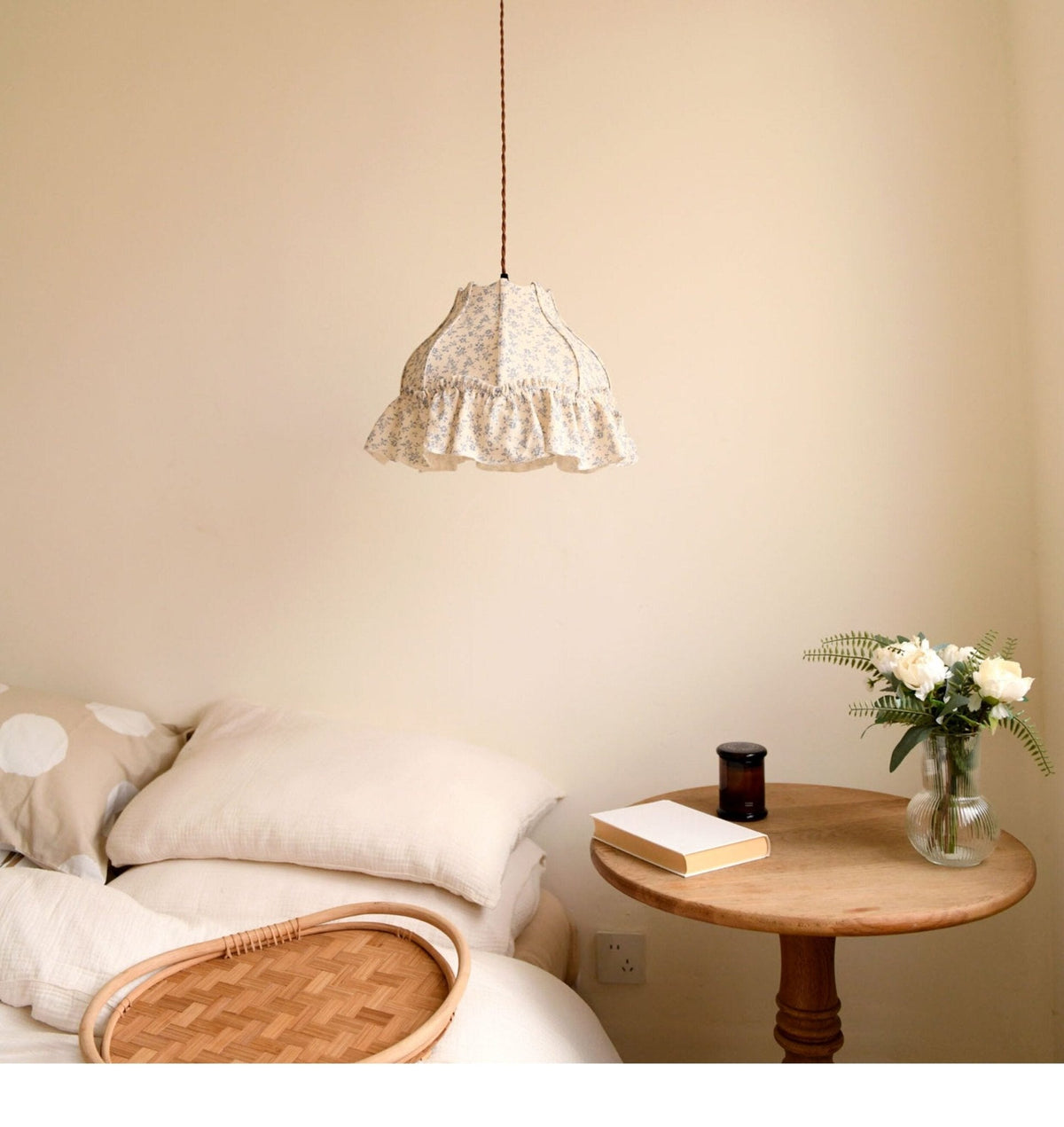 Posy Ruffled Floral Pendant Light