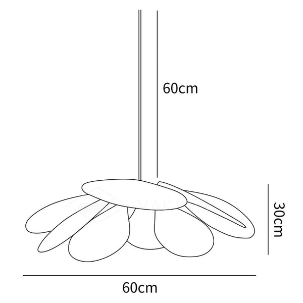 Precieuse Petals Pendant Lamp