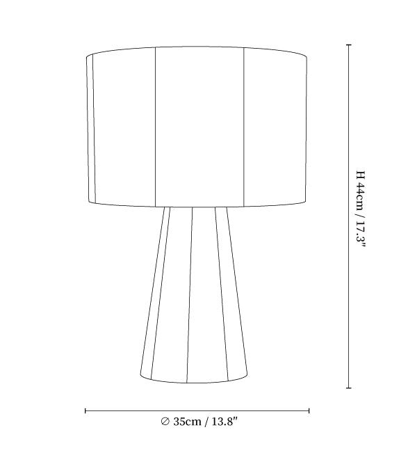 Prisma Fabric Table Lamp