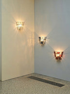 Prisma Faceted Glass Wall Sconce