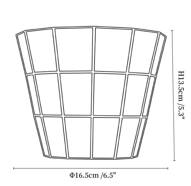 Prisma Faceted Glass Wall Sconce