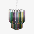 Prismatic Murano Colorful Chandelier