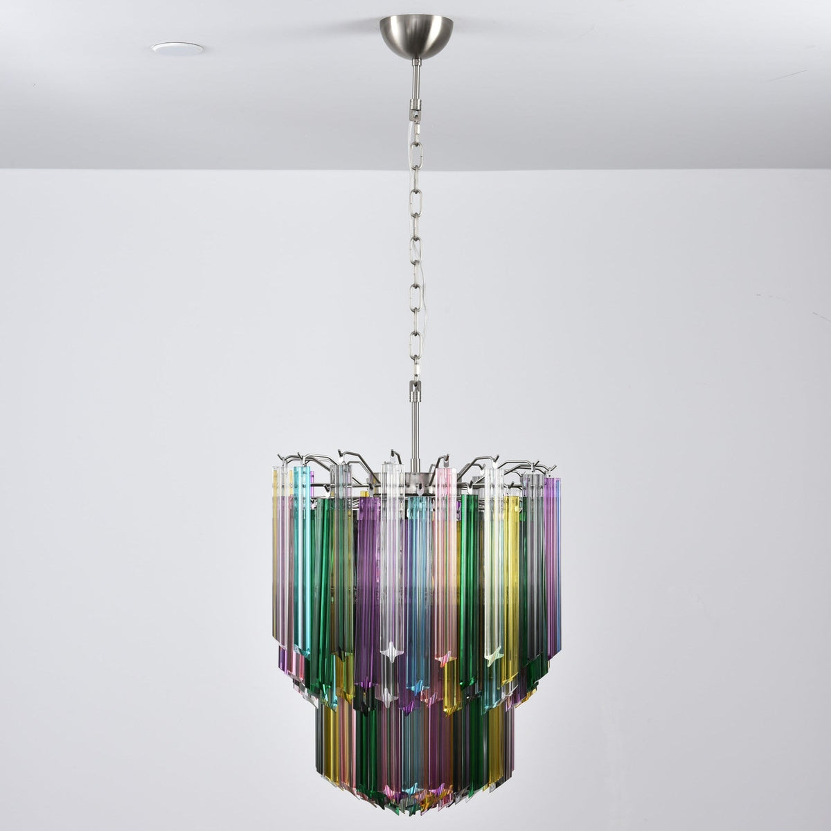 Prismatic Murano Colorful Chandelier