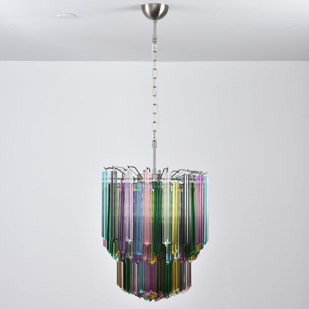 Prismatic Murano Colorful Chandelier